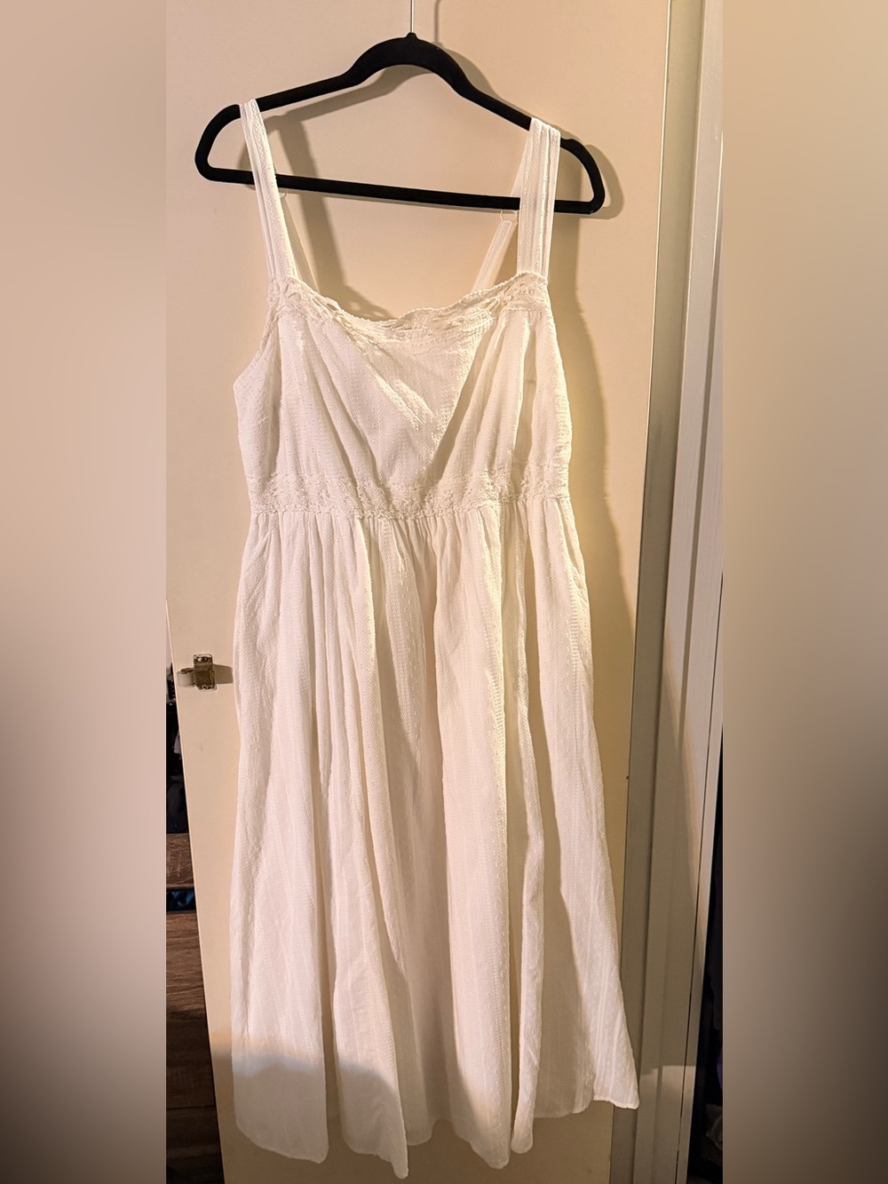 torrid White Lightweight Spaghetti-Strap Sundress